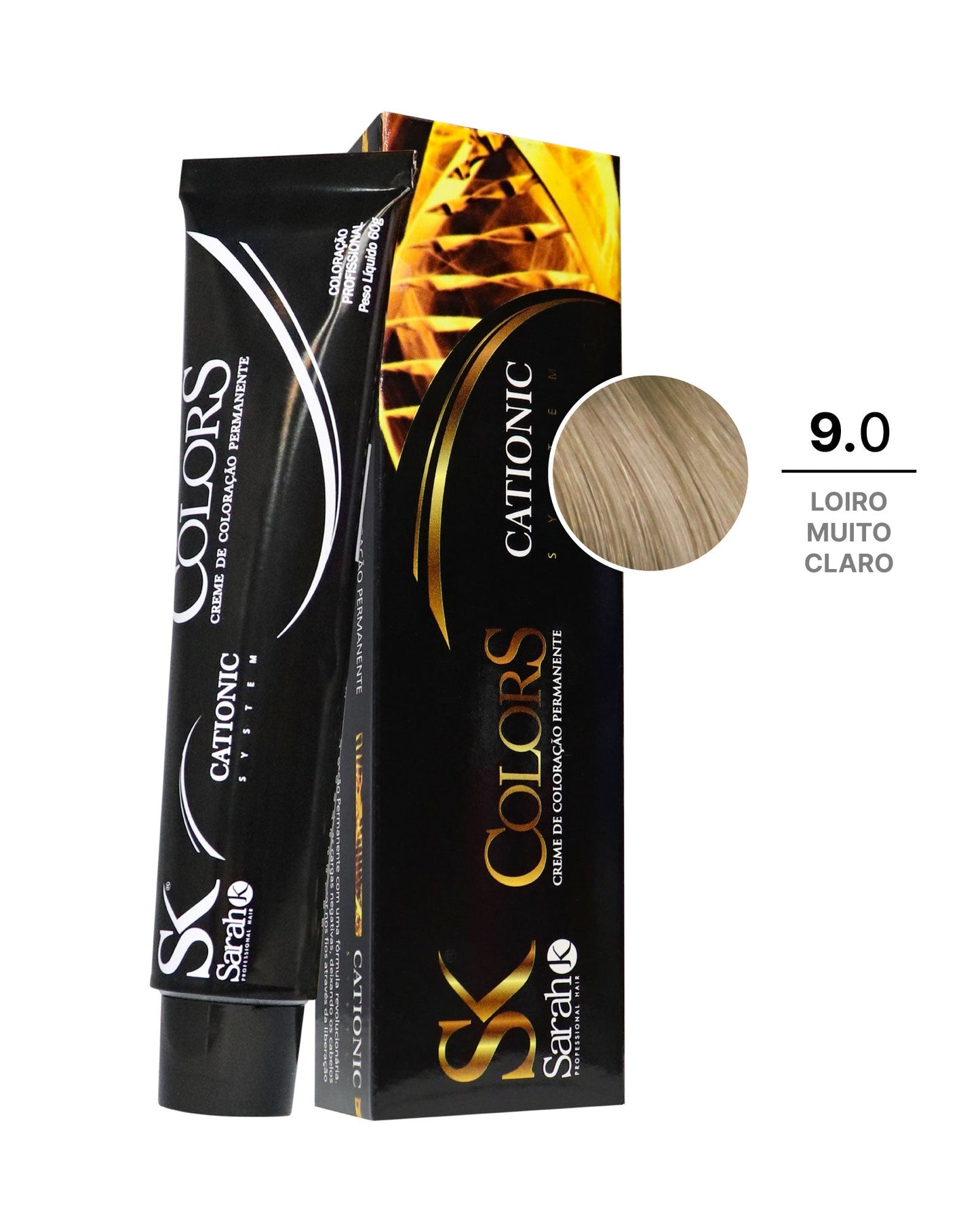 Coloração Permanente Colors 9.0 - Loiro Muito Claro - 60g