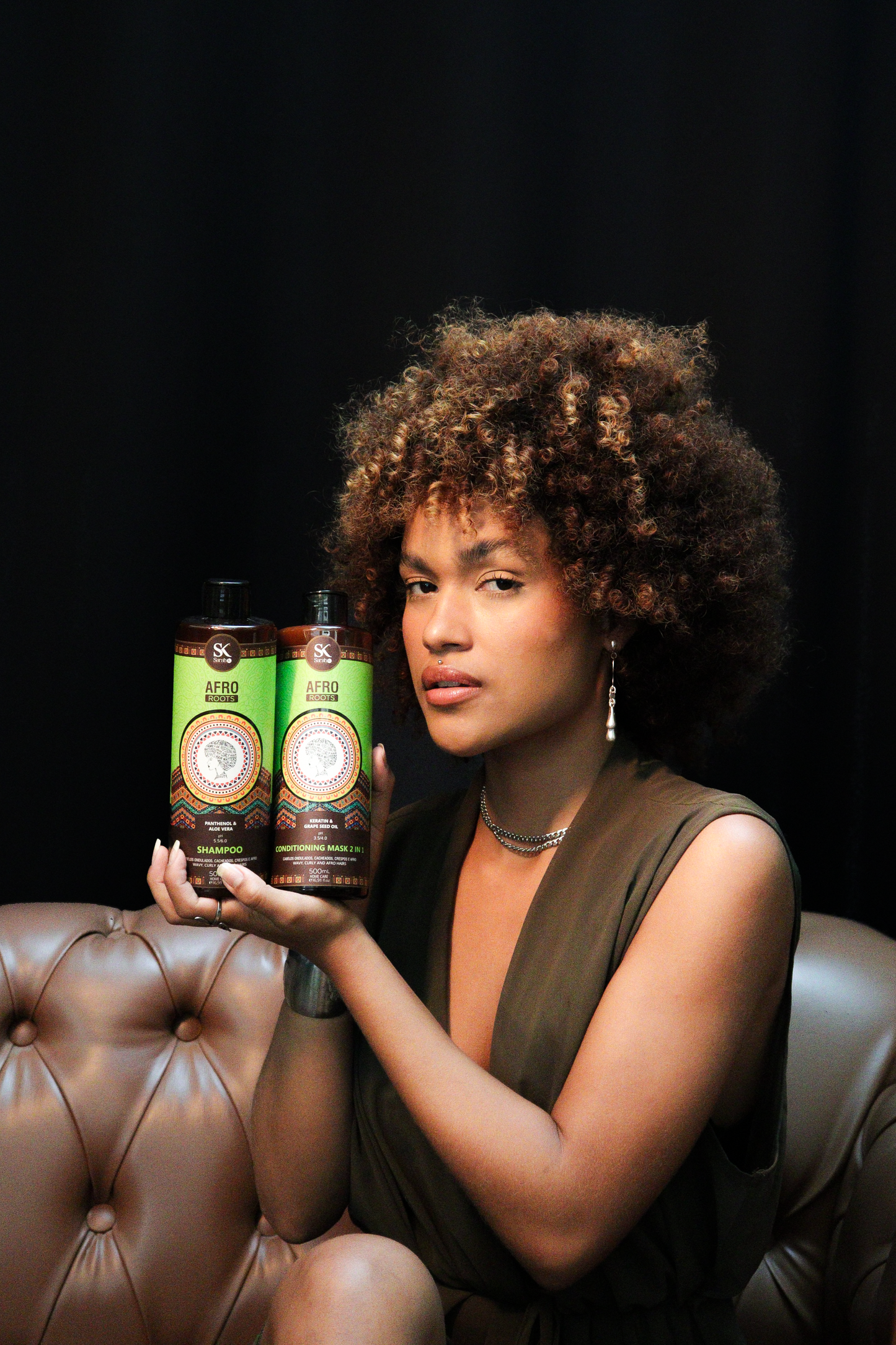 Afro Roots - Shampoo para Cabelos Cacheados e Crespos