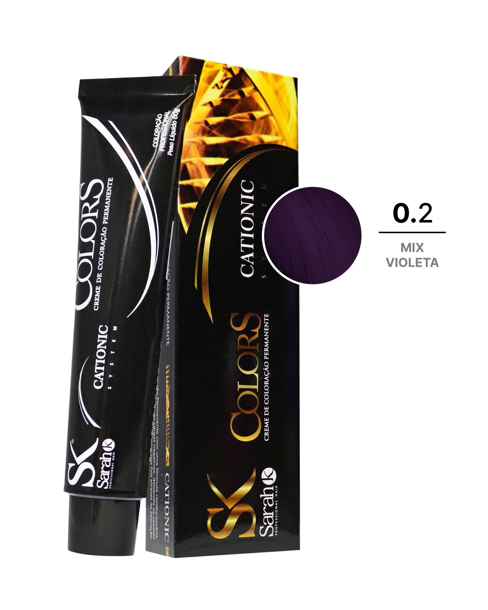 Coloração Permanente Colors 0.2 - Mix Violeta - 60g – LOJA SK