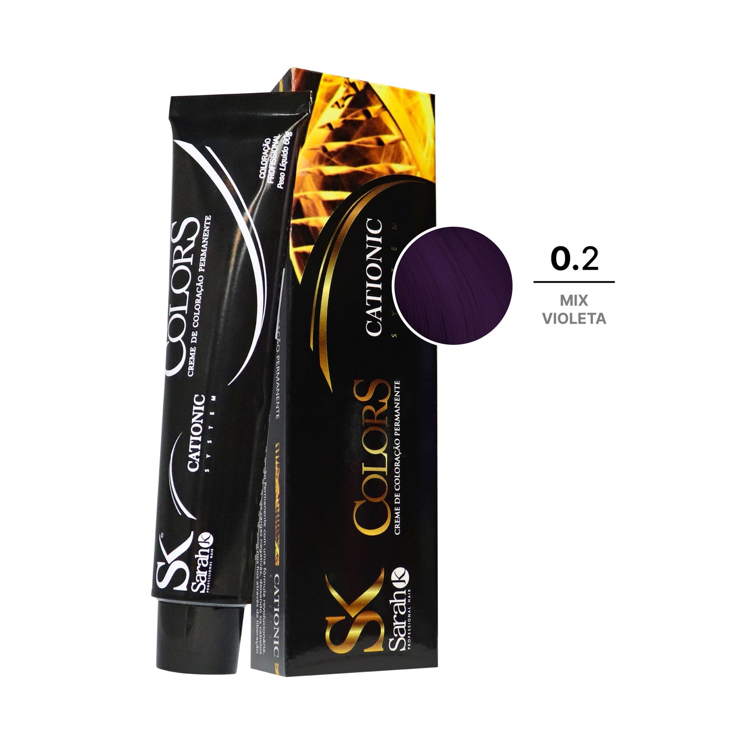 Coloração Permanente Colors 0.2 - Mix Violeta - 60g