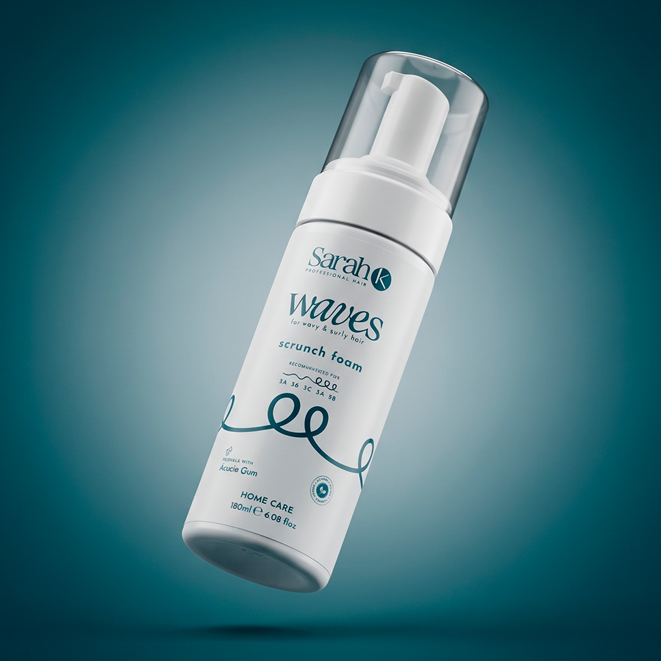 Espuma Ativadora de Cachos Waves Scrunch Foam